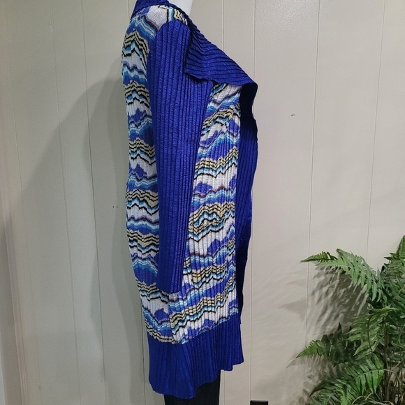 Jerry T Aztec Print Cardigan Women's Sz XL Lightwe - Picture 7 of 10